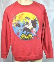 Batman Robin DC Comics Retro Throwback L Pullover Sweatshirt Large Mens Fleece - £21.55 GBP