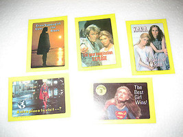 1984 Topps DC Supergirl (5) Sticker trading Cards; #3, 11, 37, 38, 40 - $6.99