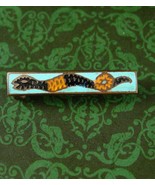 Cleopatra Snake Pin Brooch petite lapel cravat holder Vintage enamel art... - £59.61 GBP