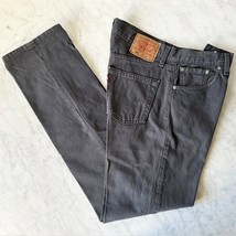 Levi&#39;s Original 501 Button Fly Grey Denim 0637 Jeans Mens W34 x L34 USA Made 90s - £52.03 GBP