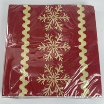 Hallmark Christmas Snowflake Red Napkins Party Express Toasty Holiday - $6.81