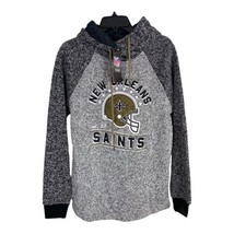 NFL Team Apparel Mens Jacket Size Small New Orleans Saints Hoodie Footba... - $36.83