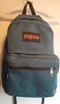 Vintage JanSport Teal Blue Backpack Suede Bottom ! - $21.30