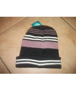 hat unisex adult knit hat beanie one size nwt - $10.25 CAD
