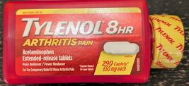 TYLENOL 8-HR Arthritis Pain Acetaminophen 650mg Caplets - 290 Count (Exp... - $25.74