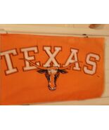 UNIVERSITY OF TEXAS LONGHORNS Orange 3'x5' Flag "BEVO" Logo One Side Ray... - $18.32