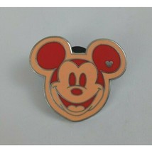 2008 Disney Colorful Mickeys Face Red/Orange Trading Pin - £3.48 GBP