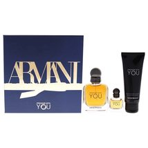Giorgio Armani Emporio Armani Stronger With You Men 3 Pc Gift Set 1.7oz EDT Spra - $102.59