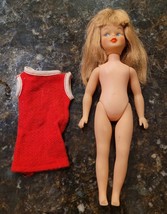 Vintage Ideal Pepper Doll &amp; Clone Red Dress - $37.95