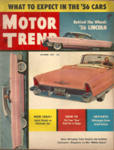 Motor Trend - October 1955 -1955 Karmann Ghia, 1955 ARNOLT-BRISTOL, 1956 Lincoln - £3.51 GBP