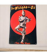 Classic Hollywood movie wizard Of Oz tin man steel metal sign - €77,10 EUR Classic Hollywood movie wizard Of Oz tin man steel metal sign - €77,10 EUR