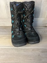 North Face Women&#39;s Thermoball Apres Bootie Size 7 Black/Green Great Cond... - $29.42