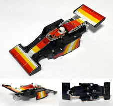 1 1970s AURORA AFX G+PLUS Slot Car Blk/Wht/Yel/Red INDY SPECIAL BODY-ONL... - $27.99