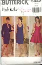 Butterick 5842 Evening Dress variation Neckline and Bolero Size 6, 8, 10... - $4.00
