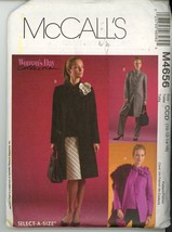 McCalls M4656 Unlined Jacket , Top, Bias Skirt, Pants &amp; Flower Sz 10-16 uncut - £3.13 GBP