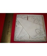 Home Treasure Kitchen Decor 1962 Hand Embroidery Portugal Linen Napkin W... - $23.74