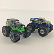 Hot Wheels Monster Jam Shocker Grave Digger Die Cast Vehicles 1:64 Trucks Lot - $19.75