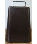 Vintage Hammered Copper Bronze Solid Metal Cowbell Handbell Instrument 6... - £63.70 GBP