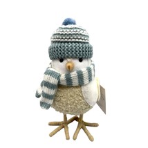 Weft Target Wondershop 2022 Featherly Friends Fabric Bird Winter Knit Sc... - £13.12 GBP