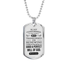 Express Your Love Gifts Good and Perfect Will of God Bible Verse Gift Necklace E - £51.79 GBP