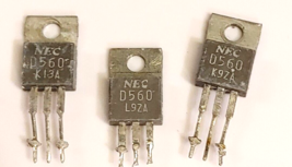 D560 NTE261 Pulled NEC Silicon NPN Power Transistor 3PCS ECG261 - $1.20