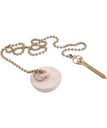 Polished Brass Kingston Brass Cc2112 Vintage Tub Drain Stopper With Chai... - $720.34 MXN