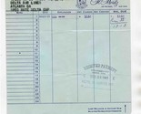 Hotel St Moritz on the Park New York City Guest Check 1963 - $17.82