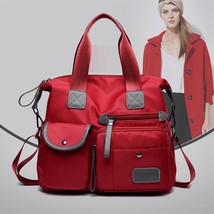 Gusure Women&#39;s Multi-pockets Shoulder Bag New Fashion Portable Outdoor Travel Zi - £30.75 GBP