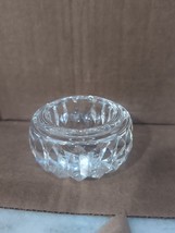 Waterford Crystal Ashtray 3&quot; Acid-Etched Marked, Vintage Smoking Accessory - $24.75
