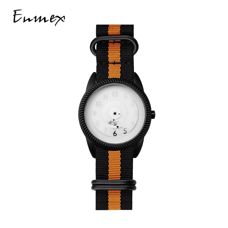Enmex creative style Fashion Colorful canvas strap Focus time wristwatch... - $24.47