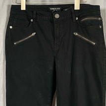 Kenneth Cole New York Jess Skinny Women&#39;s Size 6 Pants Zipper Accent Pockets - $25.15