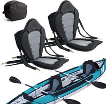 2 Pack of Kayak Seat Deluxe Padded Canoe Backrest Seat Sit On Top Cushioned Back - £72.73 GBP