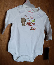 Fashion Holiday Circo Baby Clothes Newborn Nice List Christmas Creeper Bodysuit - £7.62 GBP