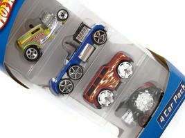 Hot Wheel Package 4 Car Pack Assorted Mods Variety Bling Hotrod 2006 - £19.73 GBP