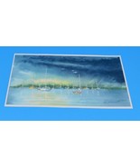 Lithograph/Print-Artwork by Gordon Merritt-Sailing on Lake/Ocean, Signed - $45.00