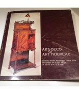 1978 Art Deco &amp; Art Nouveau Sotheby Parke Bernet Auction Catalog Prices ... - £31.97 GBP