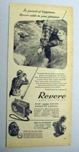 1948 Print Ad Revere Movie Cameras &amp; Projectors Fly Fishing,Wicker Creel - £9.93 GBP