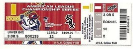 2005 ALCS FULL Season ticket Game 1 White Sox Angels AL Championship - £34.44 GBP