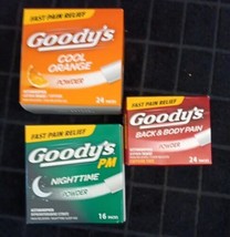 3 Pk Goodys - Cool Orange, Night time , &amp; Arthritis (J47) - $39.60