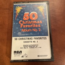 1986 RCA 50 Christmas Favorites No. 2 Cassette Jim Reeves Perry Como Milsap - £10.65 GBP