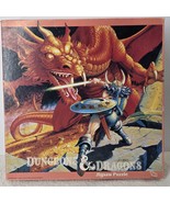 Dungeons &amp; Dragons Jigsaw Puzzle 18&quot; x 24&quot; Red Dragon D&amp;D 1983 551 Pieces - $1,000.34 MXN