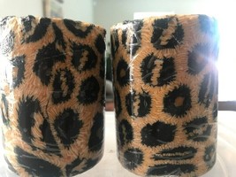 Vintage Avon Leopard Print Candles - Set of 2, New Sealed (Holder Not Included) - £13.45 GBP