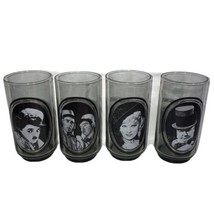 ARBY&#39;S 1979 COLLECTORS SERIES #1, 2, 4, &amp; 6 Actors Glasses Vintage  - £27.53 GBP