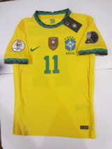 Philippe Coutinho Brazil 2021 Copa America Match Slim Home Soccer Jersey 2020-21 - £93.97 GBP