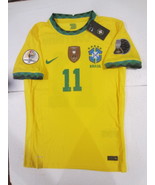 Philippe Coutinho Brazil 2021 Copa America Match Slim Home Soccer Jersey... - £88.14 GBP