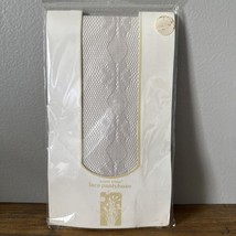 Vintage 1980s Paper White Lace Pantyhose 100-135 lbs White Textured NOS - $121.91 MXN