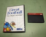 Great Football Sega Master System Cartridge and Case - £4.65 GBP