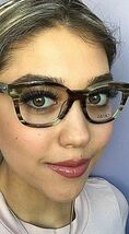 New LIU JO LJ 2617 265 Striped Brown 49mm Rx Women's Eyeglasses Frame 49... - $85.99