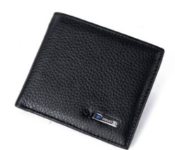 Men and Women&#39;s wallet real leather short money baotou intelligent bluetooth ant - £15.62 GBP+