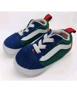 Vans Off The Wall Old School Crib Shoes Infant Size 2 - $14.80